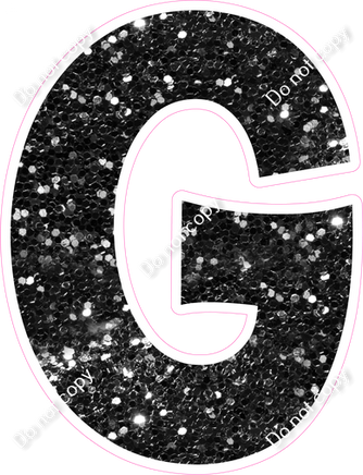 KG 18" Individuals - Black Sparkle G