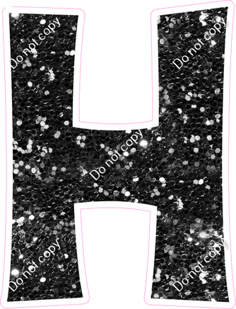 KG 18" Individuals - Black Sparkle H