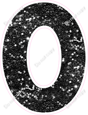 KG 18" Individuals - Black Sparkle O