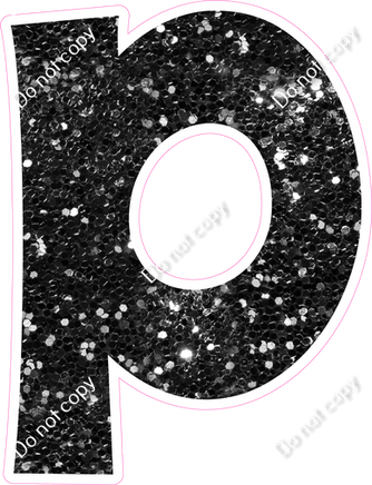 KG 18" Individuals - Black Sparkle P