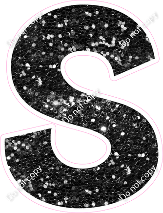 KG 18" Individuals - Black Sparkle S