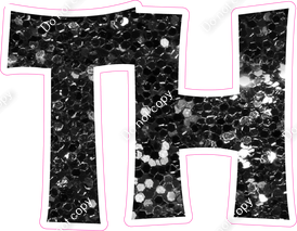 KG 18" Individuals - Black Sparkle TH