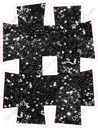 KG 18" Individuals - Black Sparkle #