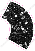 KG 18" Individuals - Black Sparkle Apostrophe