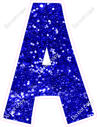 KG 18" Individuals - Blue Sparkle A