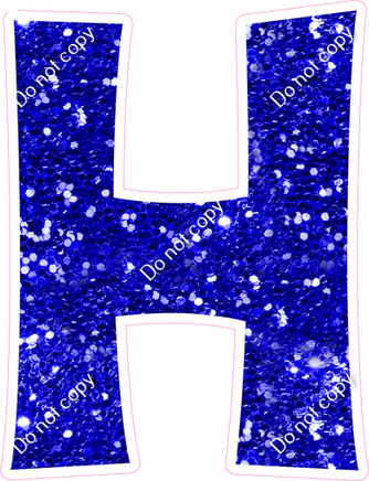 KG 18" Individuals - Blue Sparkle H