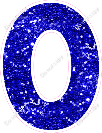 KG 18" Individuals - Blue Sparkle O