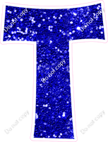 KG 18" Individuals - Blue Sparkle T