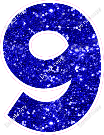 KG 18" Individuals - Blue Sparkle 9