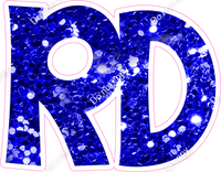 KG 18" Individuals - Blue Sparkle RD