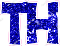 KG 18" Individuals - Blue Sparkle TH