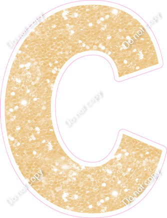 KG 18" Individuals - Champagne Sparkle C