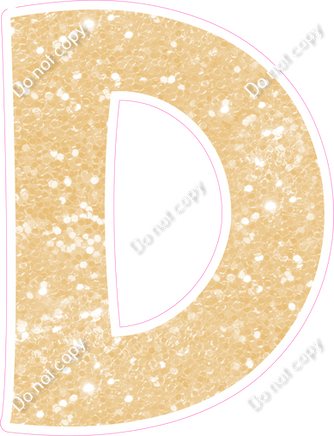 KG 18" Individuals - Champagne Sparkle D