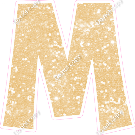 KG 18" Individuals - Champagne Sparkle M