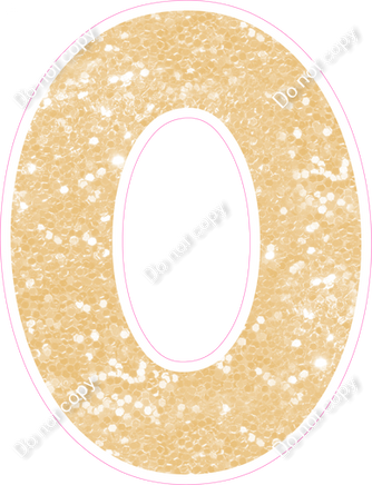 KG 18" Individuals - Champagne Sparkle O