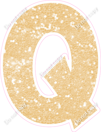 KG 18" Individuals - Champagne Sparkle Q