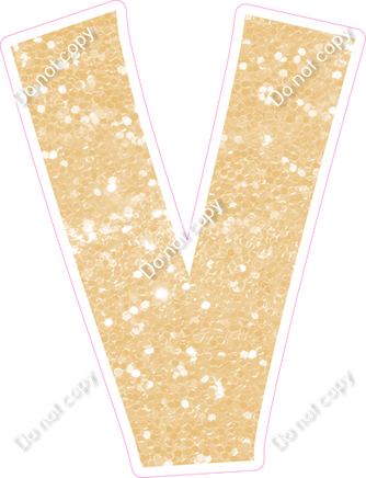 KG 18" Individuals - Champagne Sparkle V