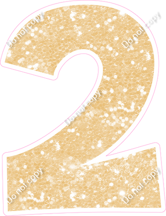 KG 18" Individuals - Champagne Sparkle 2