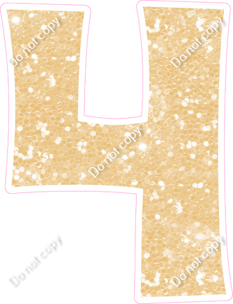 KG 18" Individuals - Champagne Sparkle 4