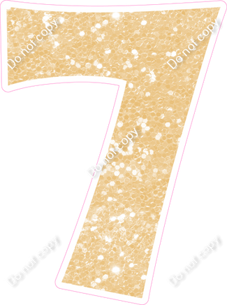 KG 18" Individuals - Champagne Sparkle 7