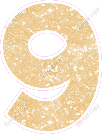 KG 18" Individuals - Champagne Sparkle 9