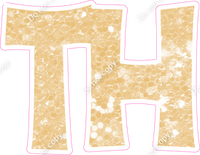 KG 18" Individuals - Champagne Sparkle TH