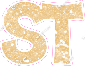 KG 18" Individuals - Champagne Sparkle ST