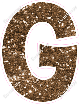 KG 18" Individuals - Chocolate Sparkle G