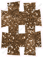 KG 18" Individuals - Chocolate Sparkle #