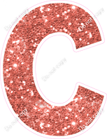 KG 18" Individuals - Coral Sparkle C