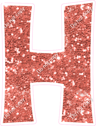 KG 18" Individuals - Coral Sparkle H