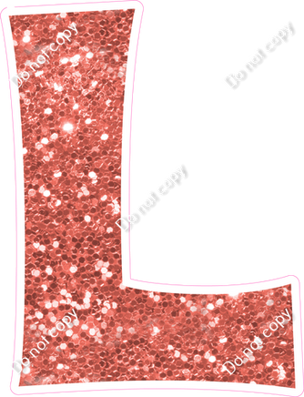 KG 18" Individuals - Coral Sparkle L