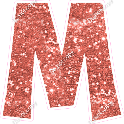 KG 18" Individuals - Coral Sparkle M