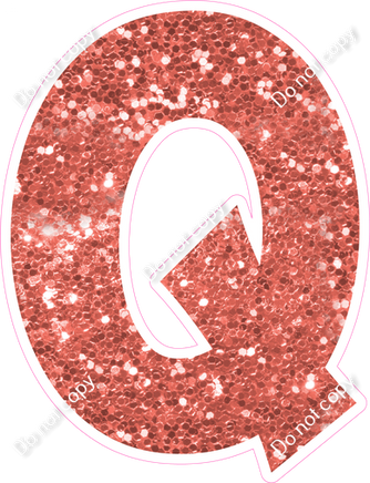 KG 18" Individuals - Coral Sparkle Q