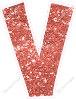 KG 18" Individuals - Coral Sparkle V