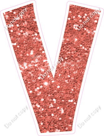 KG 18" Individuals - Coral Sparkle V