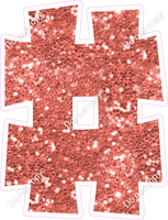 KG 18" Individuals - Coral Sparkle #