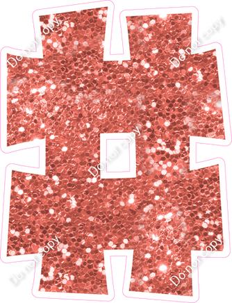 KG 18" Individuals - Coral Sparkle #