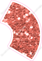 KG 18" Individuals - Coral Sparkle Apostrophe