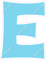 KG 18" Individuals - Flat Baby Blue E