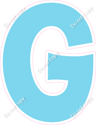 KG 18" Individuals - Flat Baby Blue G