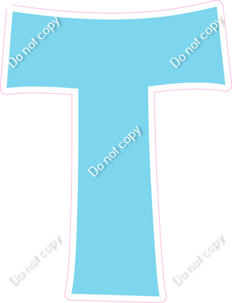 KG 18" Individuals - Flat Baby Blue T