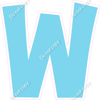 KG 18" Individuals - Flat Baby Blue W