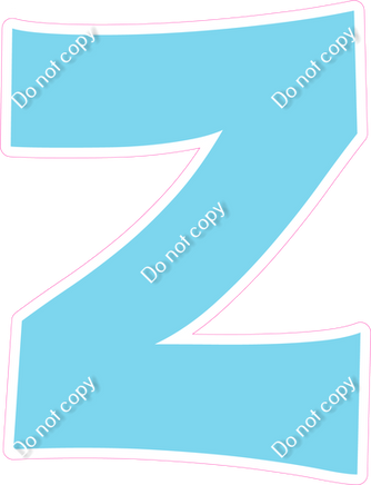 KG 18" Individuals - Flat Baby Blue Z