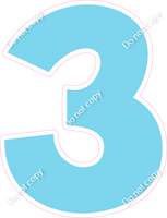 KG 18" Individuals - Flat Baby Blue 3