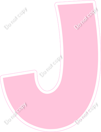 KG 18" Individuals - Flat Baby Pink J