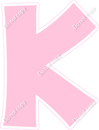 KG 18" Individuals - Flat Baby Pink K