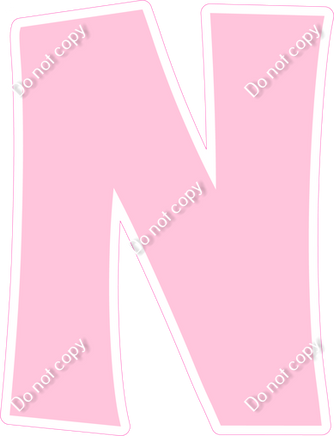 KG 18" Individuals - Flat Baby Pink N