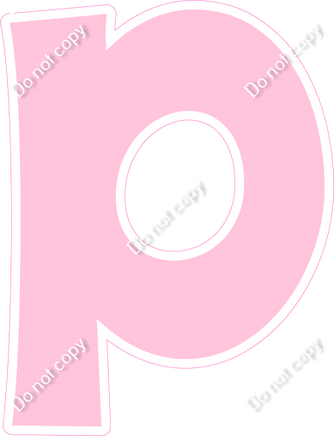 KG 18" Individuals - Flat Baby Pink P