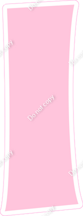 KG 18" Individuals - Flat Baby Pink 1